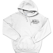 Balance is the Silent Architect of Wisdom - Hoodie White - Front #color_white