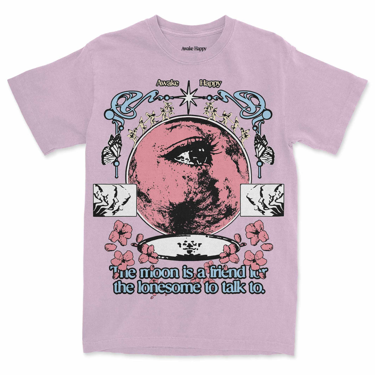 The Moon Is A Friend Limited Edition Tee – Awake Happy
