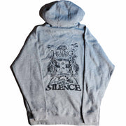 The Rhythm Of Silence Hoodie Back - #color_carbon-grey