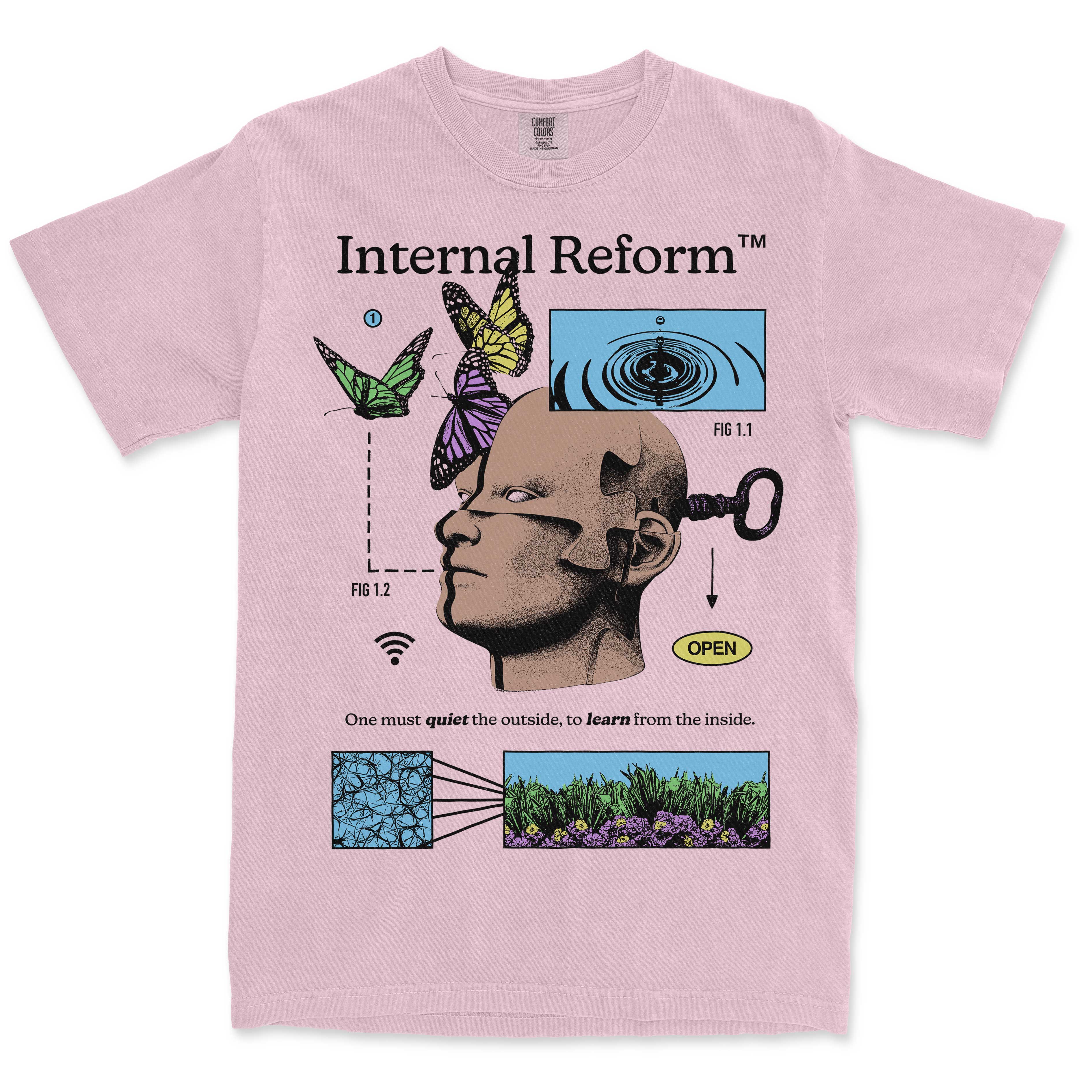 Internal Reform Color T-shirt by Awake Happy