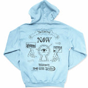 The Eternal Now Hoodie in Light Blue - Back Graphic - #color_light-blue