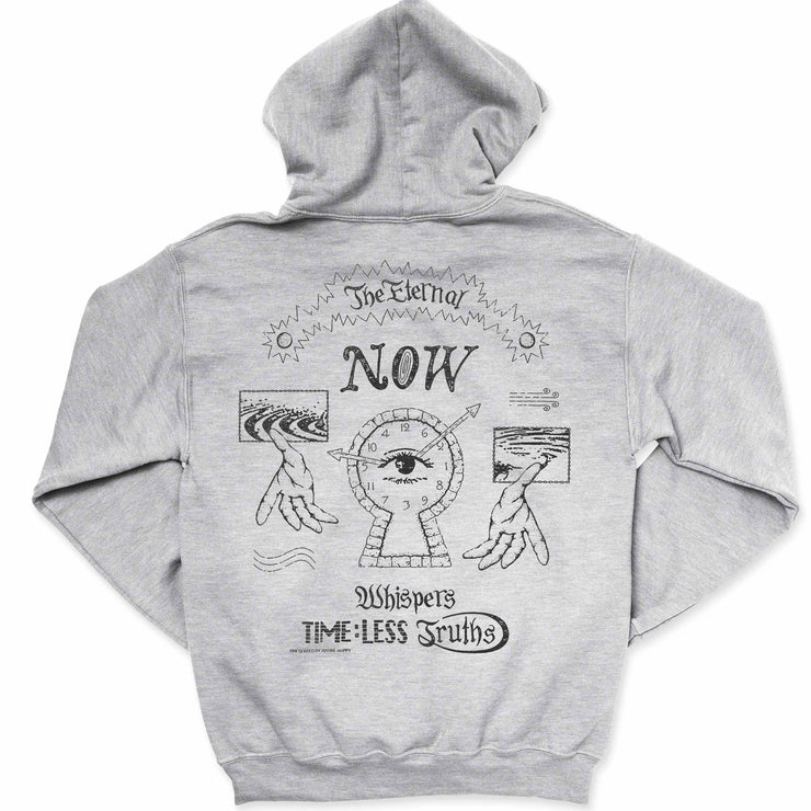 The Eternal Now Hoodie in Sport Grey - Back Graphic - 