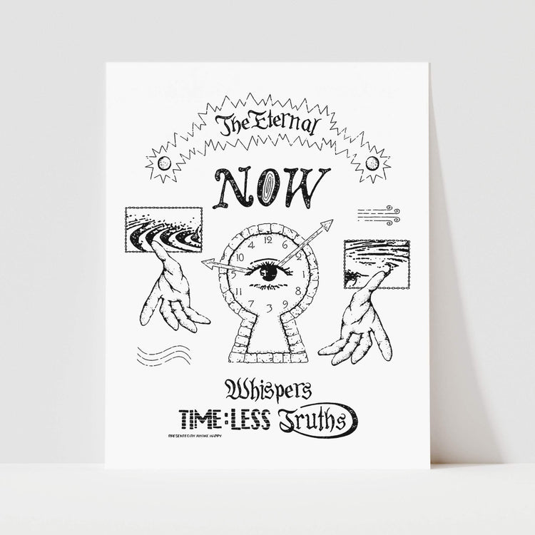 The Eternal Now Print: Discover Timeless Art | Awake Happy