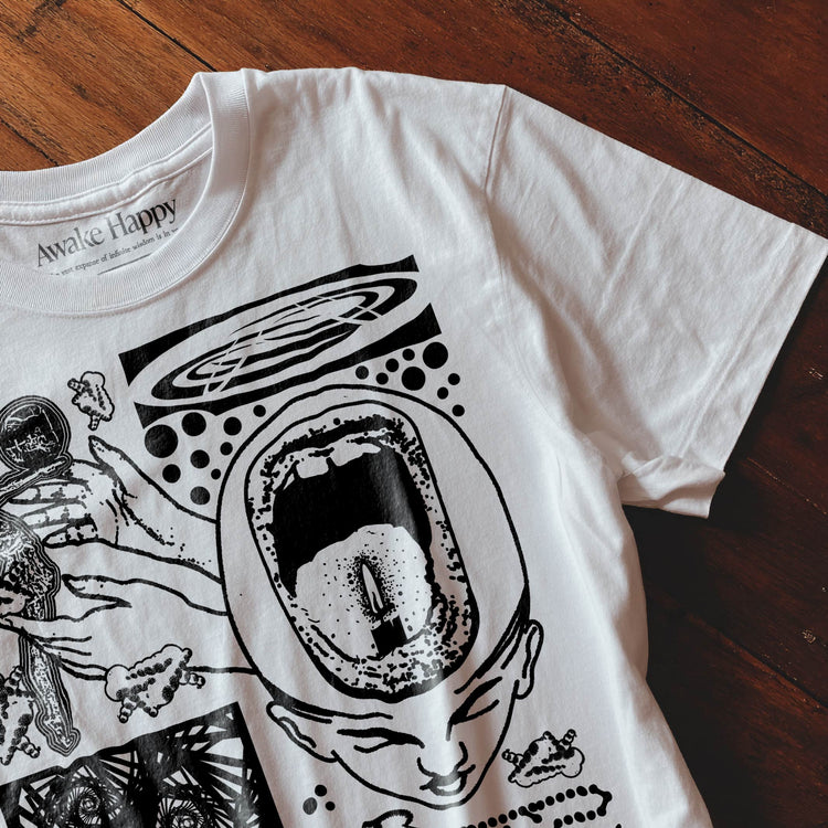 Allow Your Thoughts To Fade T-shirt by Awake Happy