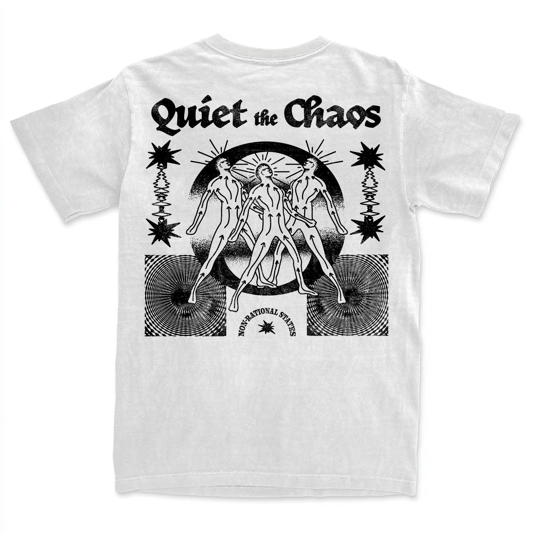 Quiet The Chaos T-shirt by Awake Happy