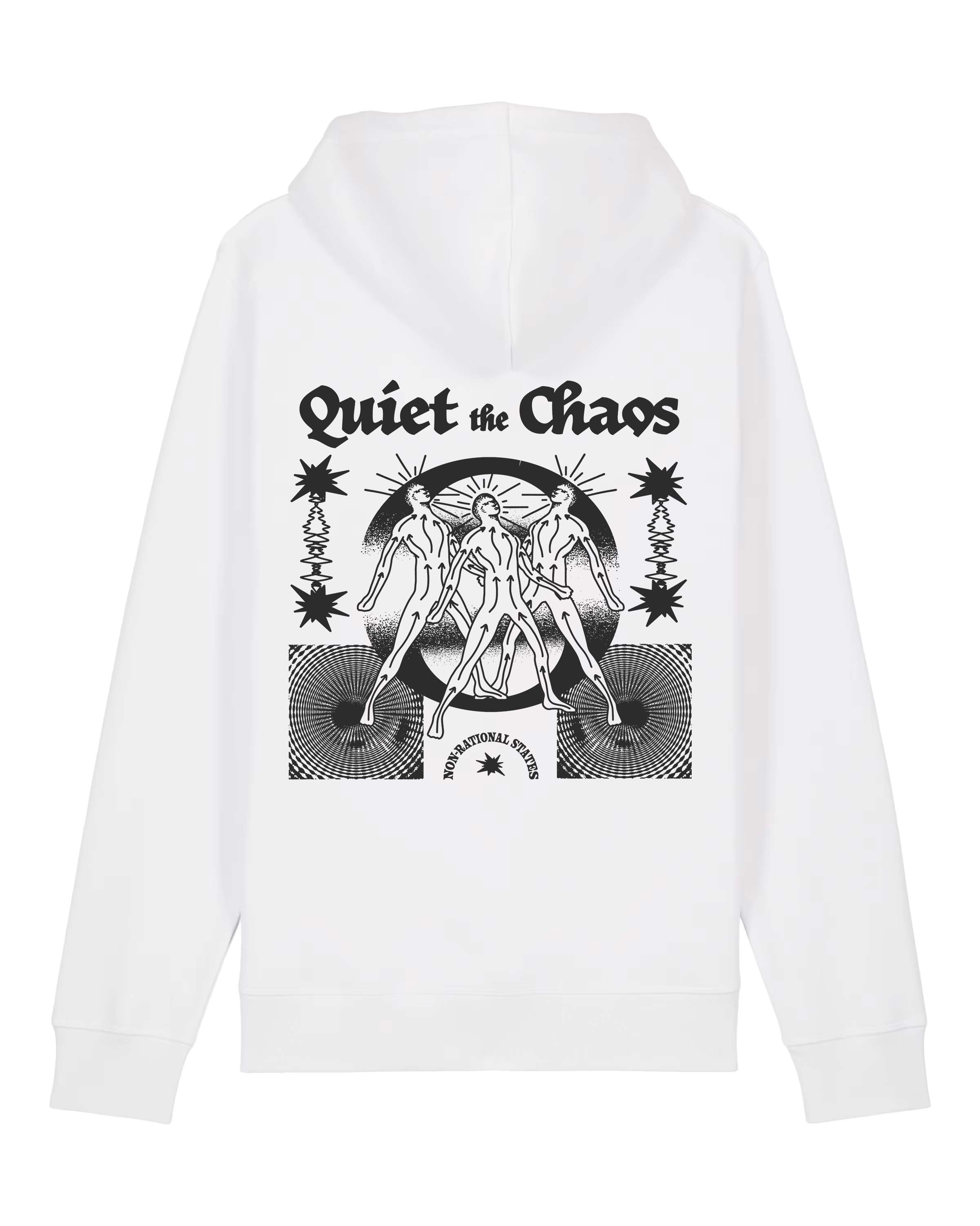 Quiet The Chaos Hoodie | Spiritual Streetwear Hoodies – Awake Happy