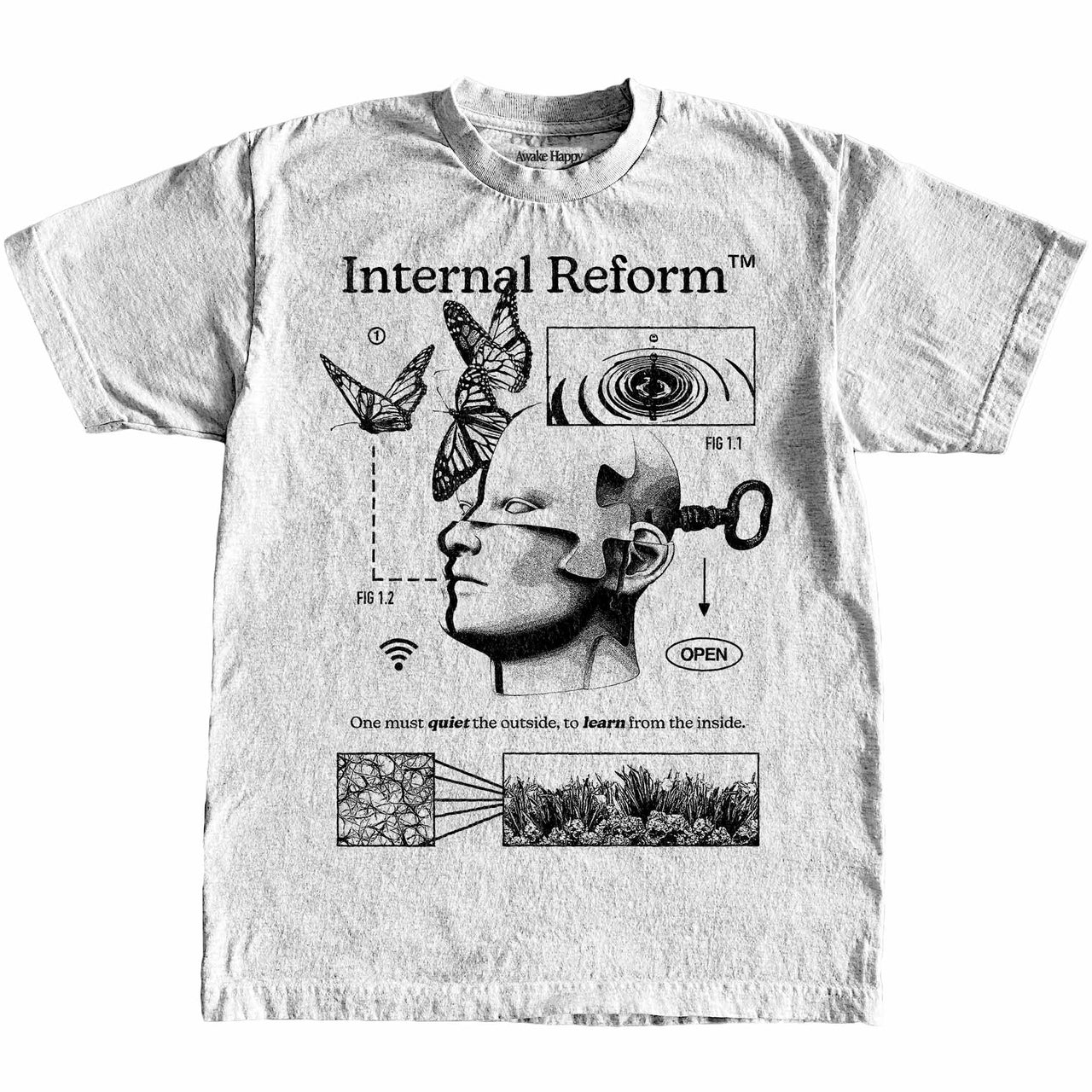 Internal Reform Tee  awake happy unisex men women connor tomates #style_classic-heavy-tee