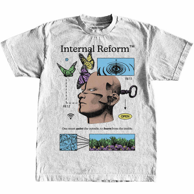 Internal Reform Tee  awake happy unisex men women connor tomates #style_classic-heavy-tee